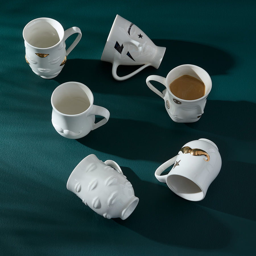 Gilded Mr. & Mrs. Muse Mug Jonathan Adler