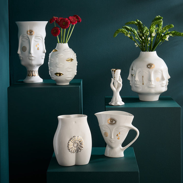 Gilded Dora Maar Large Vase Jonathan Adler