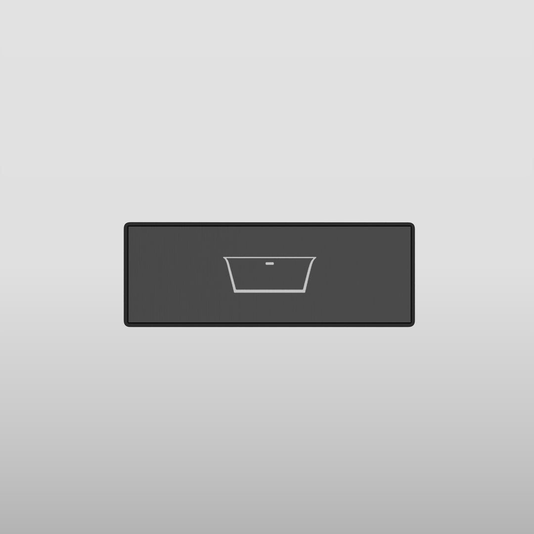 Hi-Fi Push-button Plate - SP02771 Showers GESSI Chrome  