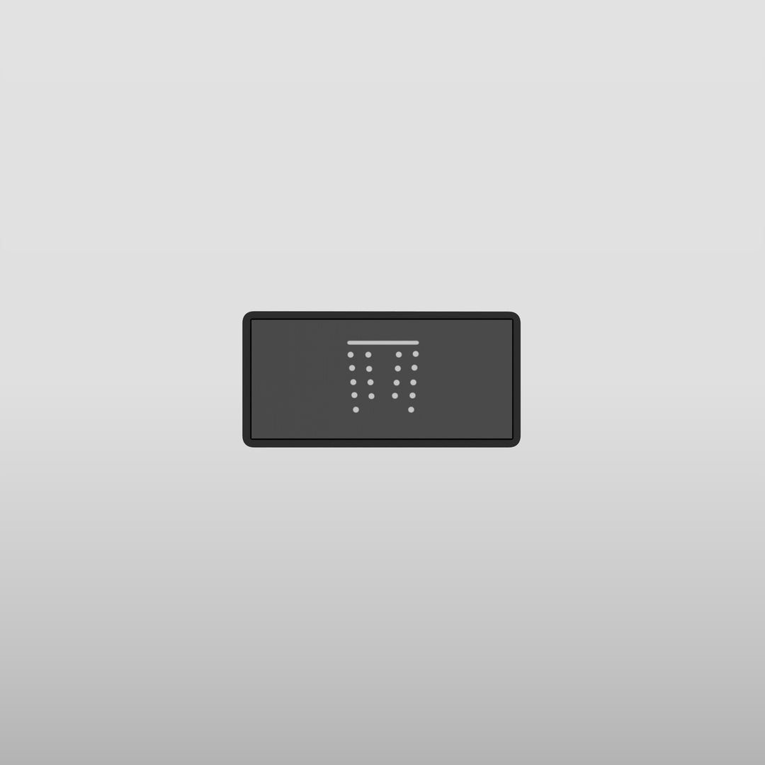 Hi-Fi Push-button Plate - SP02775 Showers GESSI Chrome  