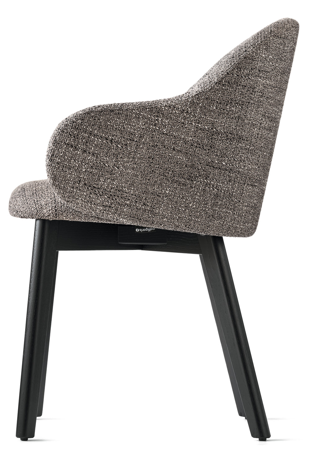 Holly Fab Chair Matt Black Taupe  Calligaris   