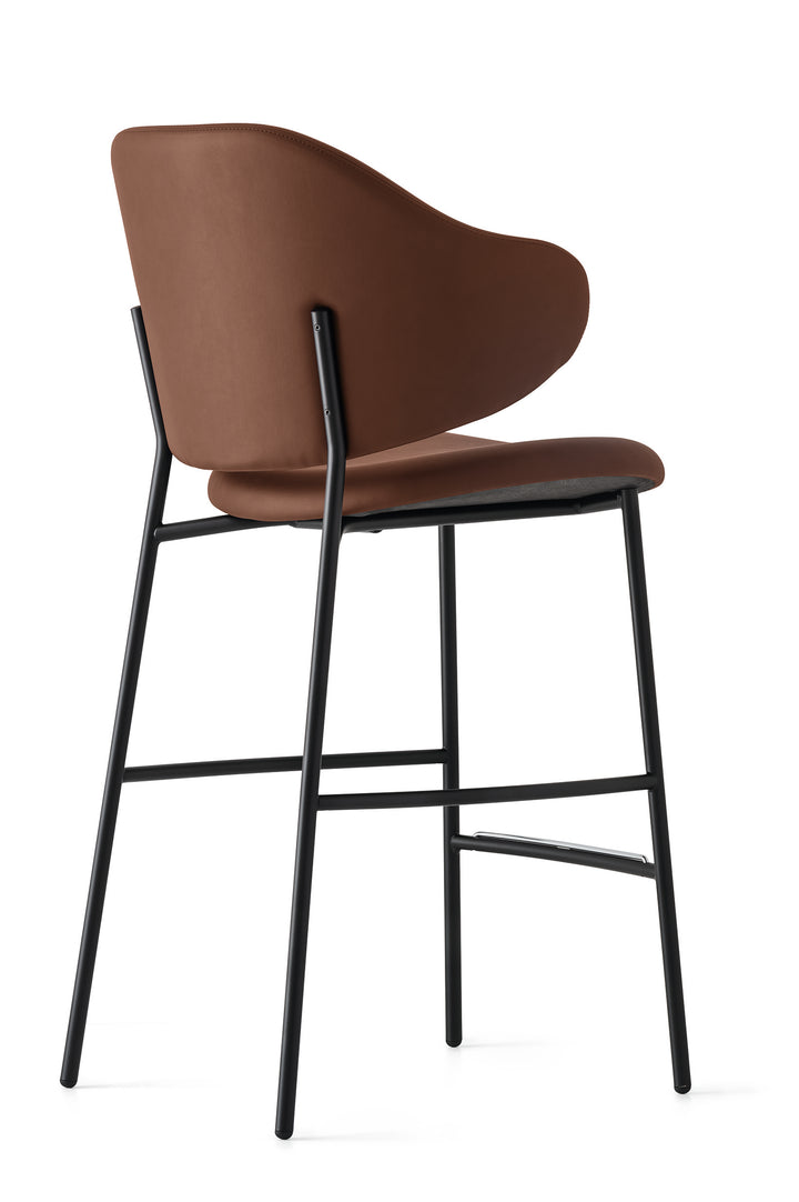 Holly Stool Matt Black Tobacco  Calligaris   