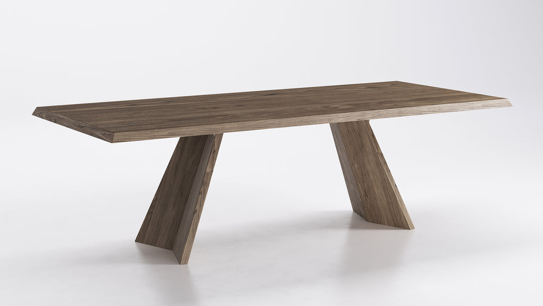 Icaro Dining Table Oak Wood 98" Wild Grey Showroom Model Calligaris