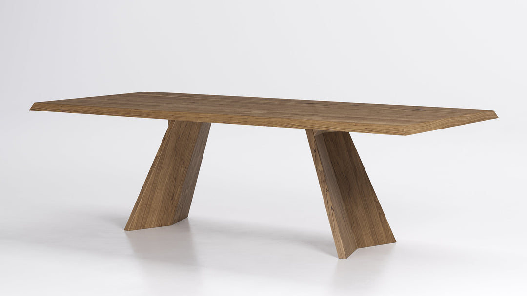 Icaro Dining Table Oak Wood Wild Natural 98" Showroom Model Calligaris 98 1/2" x 43 3/8" : Rectangular Shaped OAK P2GW: WILD NATURAL