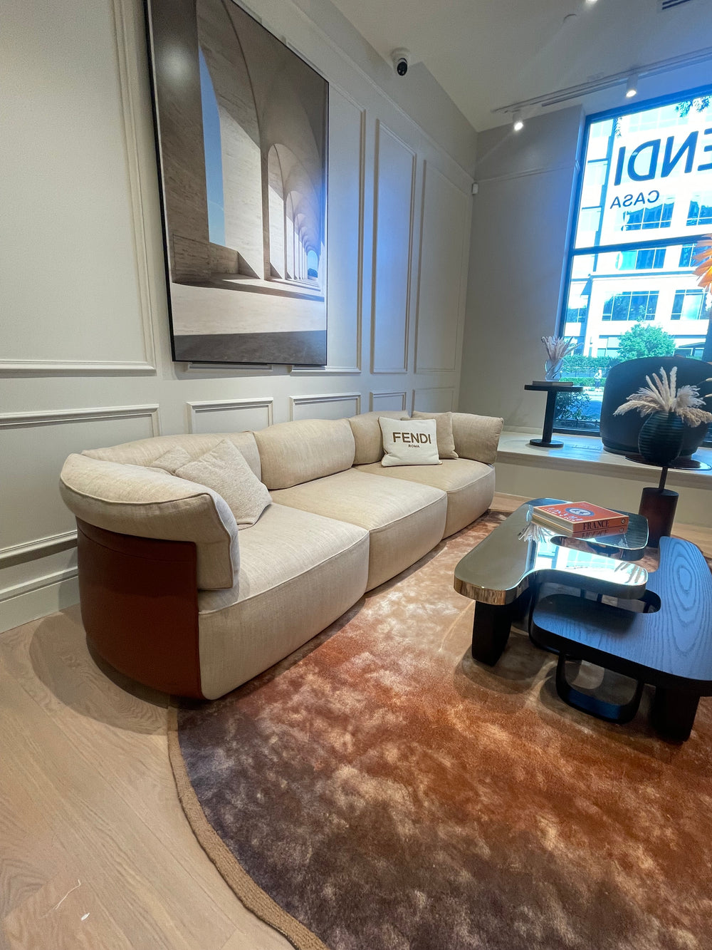 Peekasit 3 Seater Sofa Showroom Model Sofa Fendi Casa