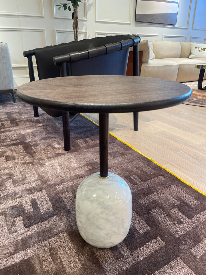 Bottini Marble Side Table Calcatta 40 x 50 cm Showroom Model Side Table Fendi Casa