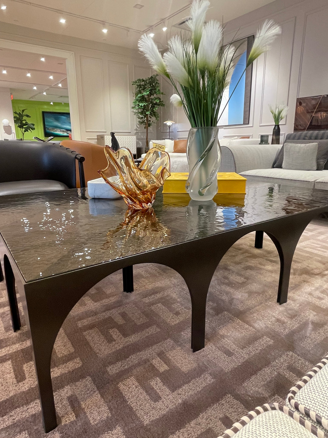 Metropolis Large Coffee Table Showroom Model Rugs Fendi Casa