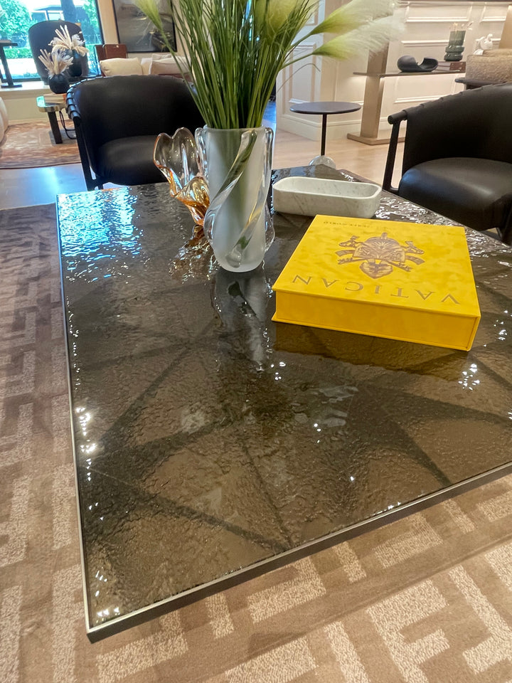 Metropolis Large Coffee Table Showroom Model Rugs Fendi Casa