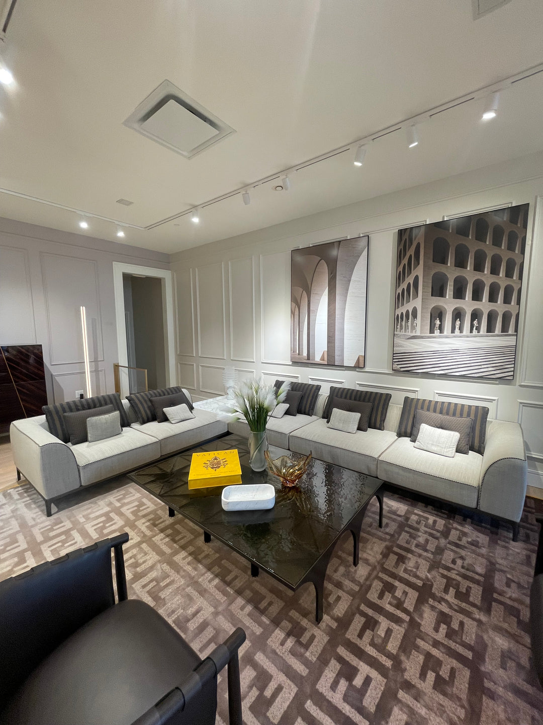 Five Sectional Sofa Showroom Model Sectional Sofa Units Fendi Casa