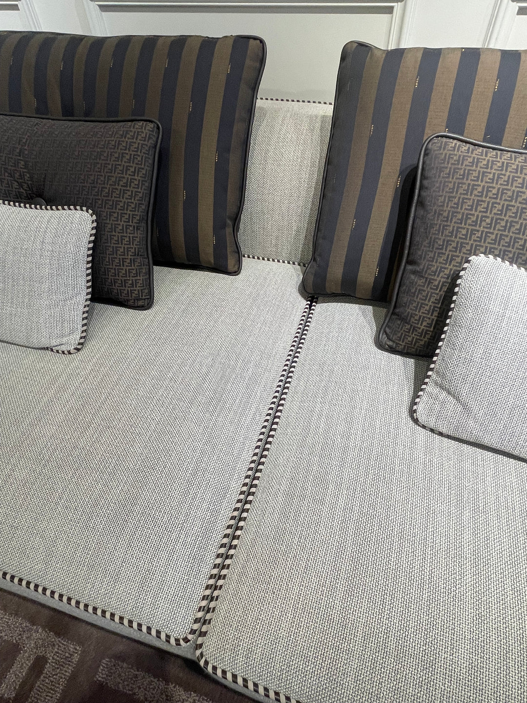 Five Sectional Sofa Showroom Model Sectional Sofa Units Fendi Casa