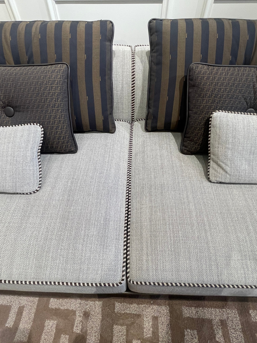 Five Sectional Sofa Showroom Model Sectional Sofa Units Fendi Casa