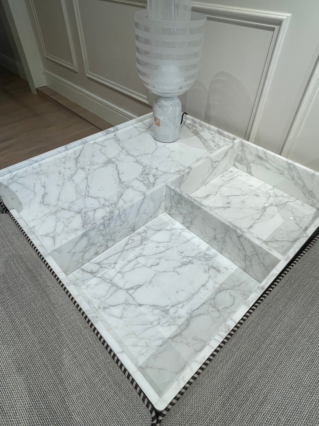 Dame Pequin Table Lamp Show Room Model Table Lamp Fendi Casa