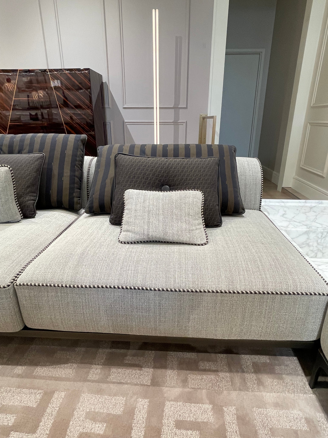 Five Sectional Sofa Showroom Model Sectional Sofa Units Fendi Casa