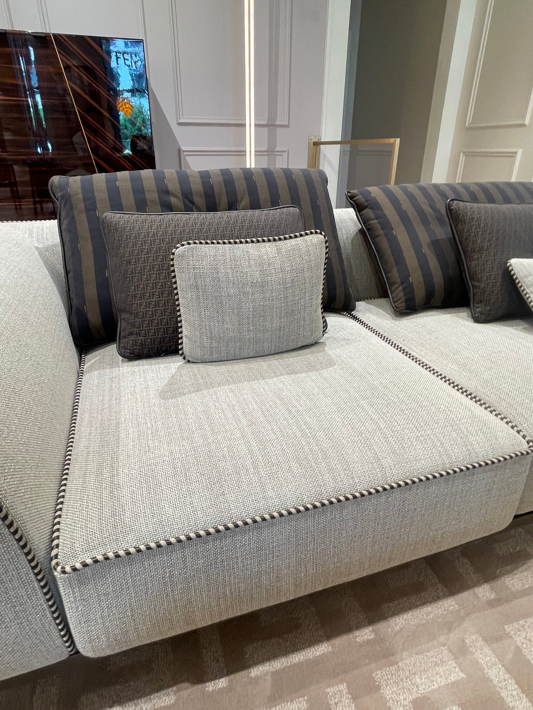 Five Sectional Sofa Showroom Model Sectional Sofa Units Fendi Casa