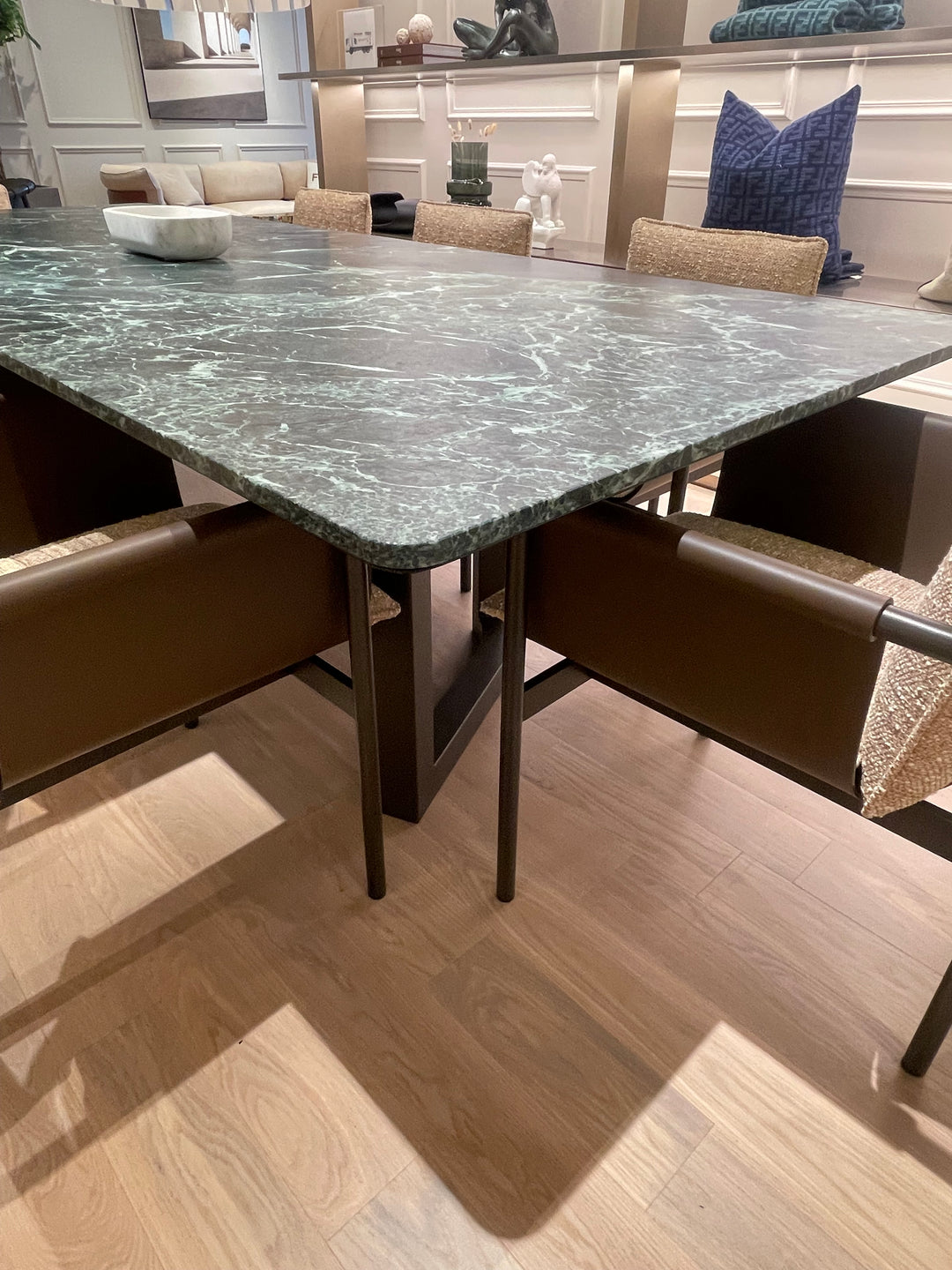 Ford Dining Table Verde Alpine Showroom Model Dining Table Fendi Casa