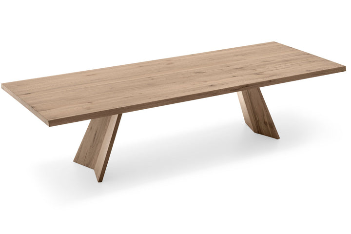 Icaro Dining Table Oak Wood 98" Wild Grey Showroom Model Calligaris 98 1/2" x 43 3/8" : Rectangular Shaped OAK P2HW: WILD GRAY