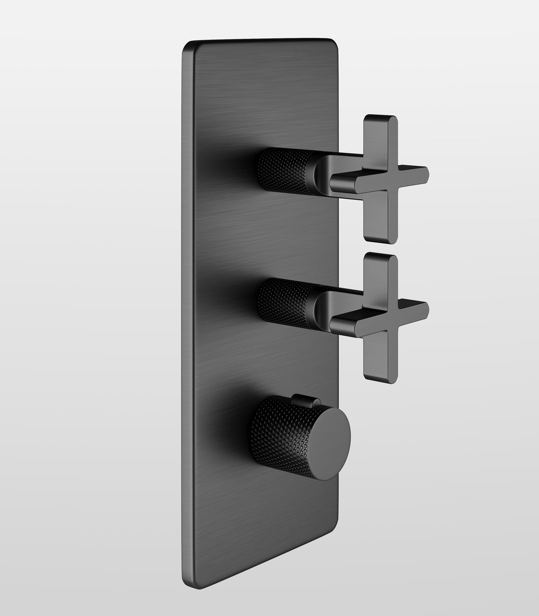 Inciso Thermostatic Trim With 2 Volume Controls Showers GESSI Cromo  