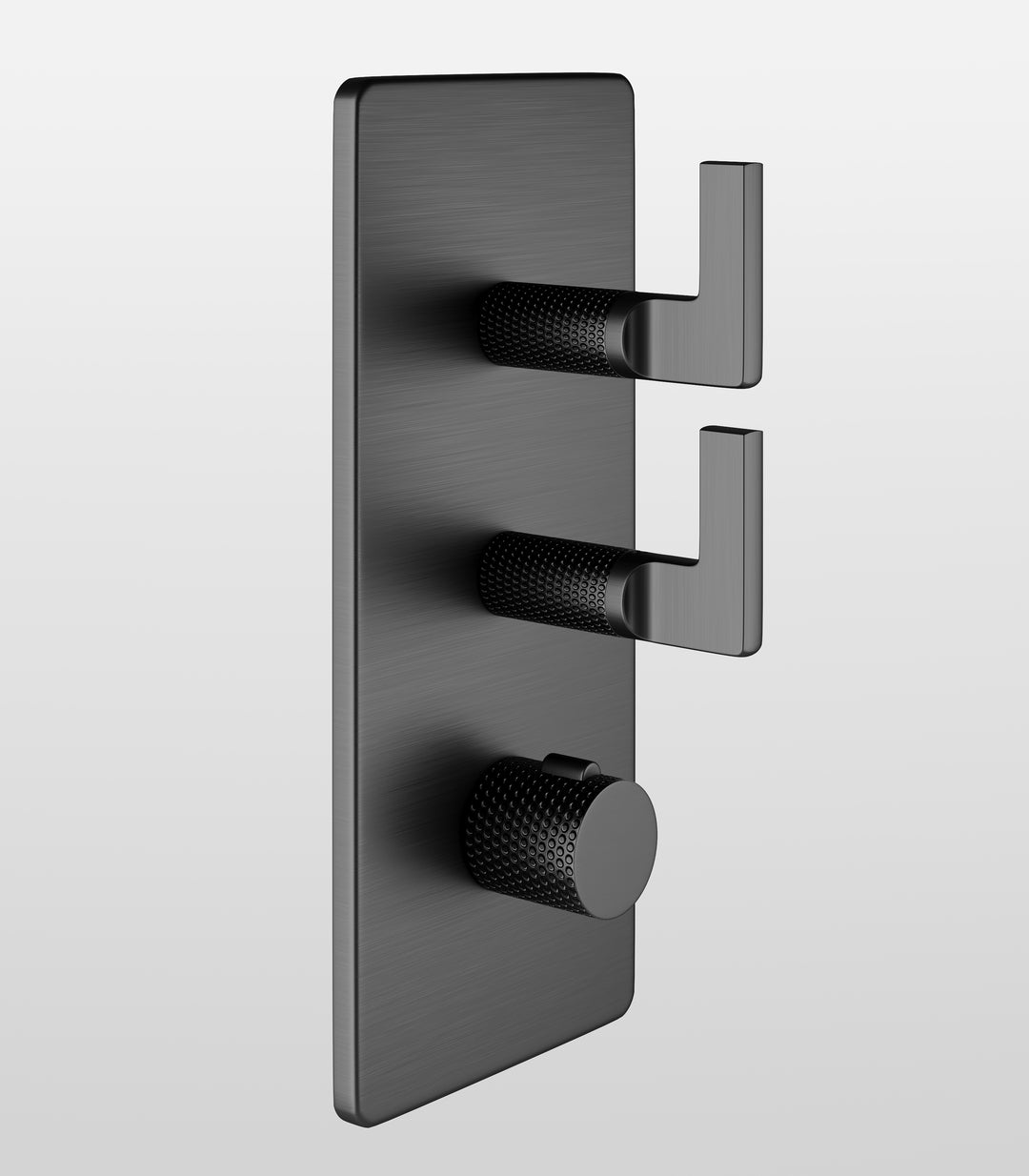 Inciso Thermostatic Trim With 2 Volume Controls Showers GESSI Cromo  