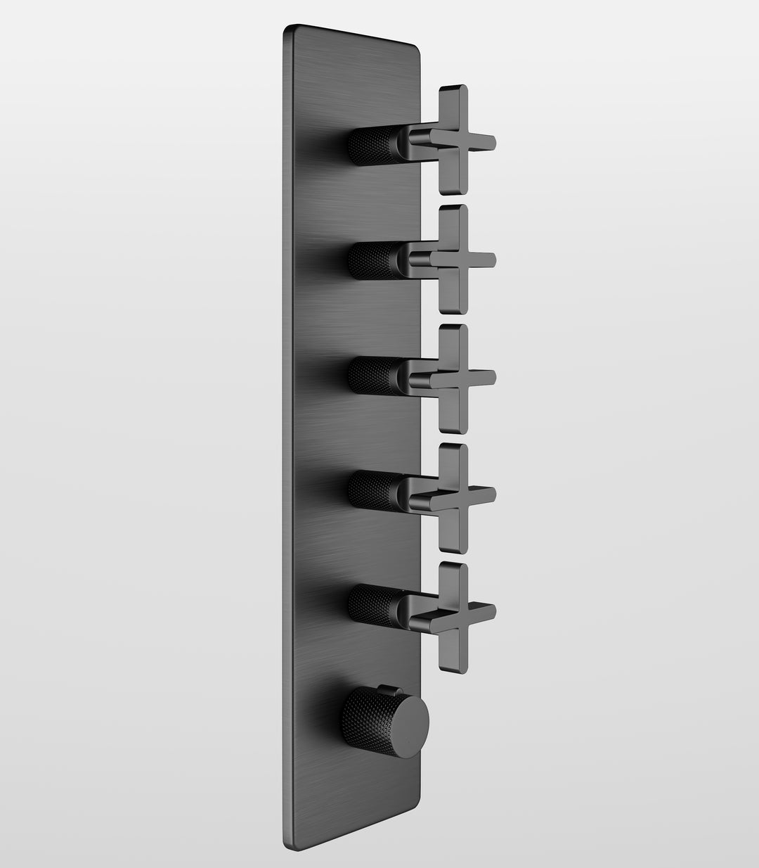 Inciso Thermostatic Trim With 5 Volume Controls Showers GESSI Cromo  