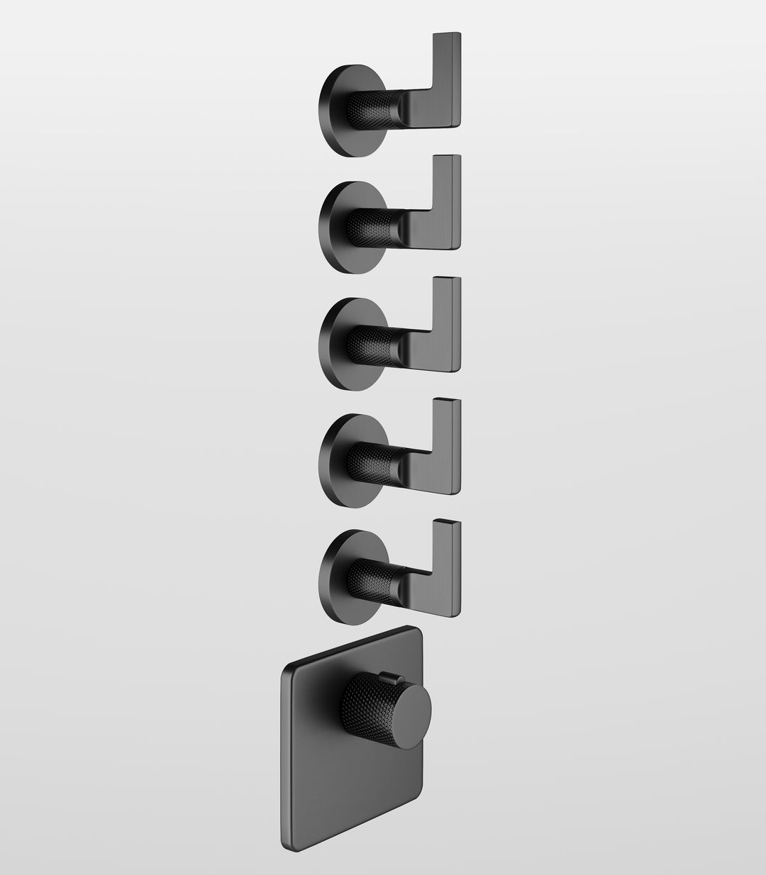 Inciso Thermostatic Trim With 5 Volume Controls Showers GESSI Cromo  