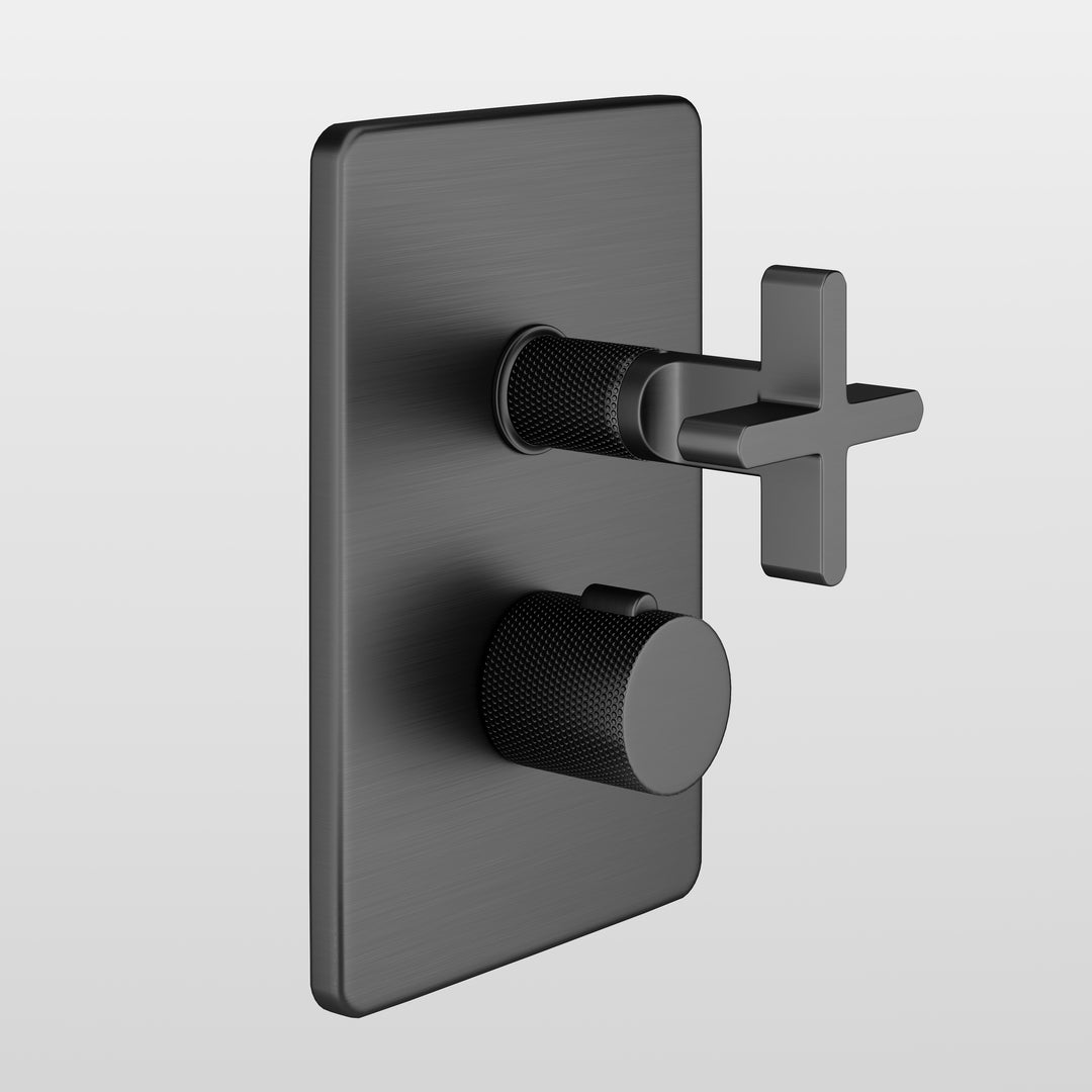 Inciso Thermostatic Trim With Single Volume Control Trim - 58232 Bathroom Accessories GESSI Cromo  