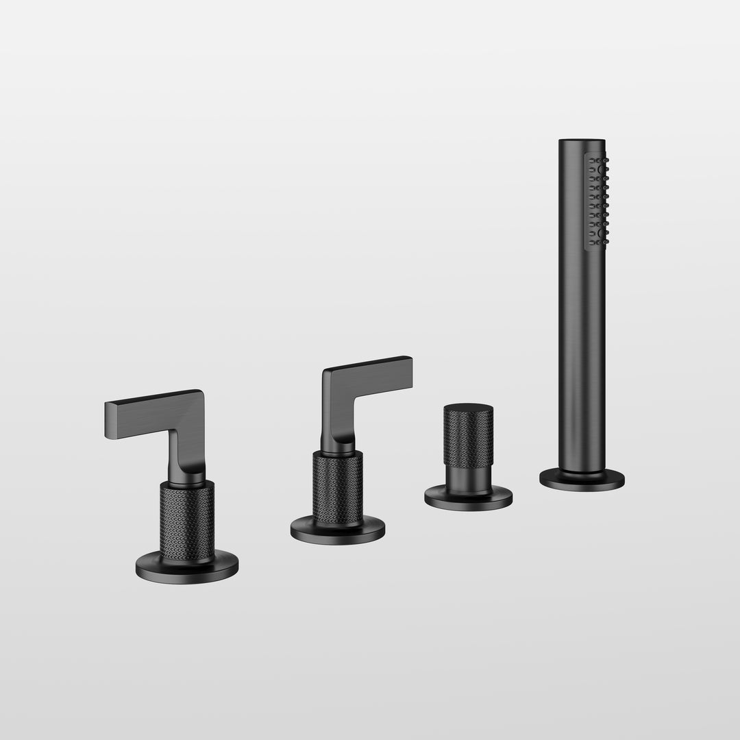 Inciso Tub Faucet Handles With Handshower - 58043 Bathroom Accessories GESSI Cromo  