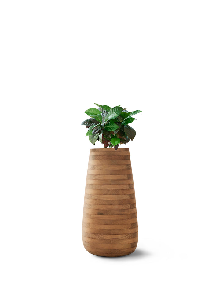Tuber Wood Planter – Tall Outdoor Planters Indigenus