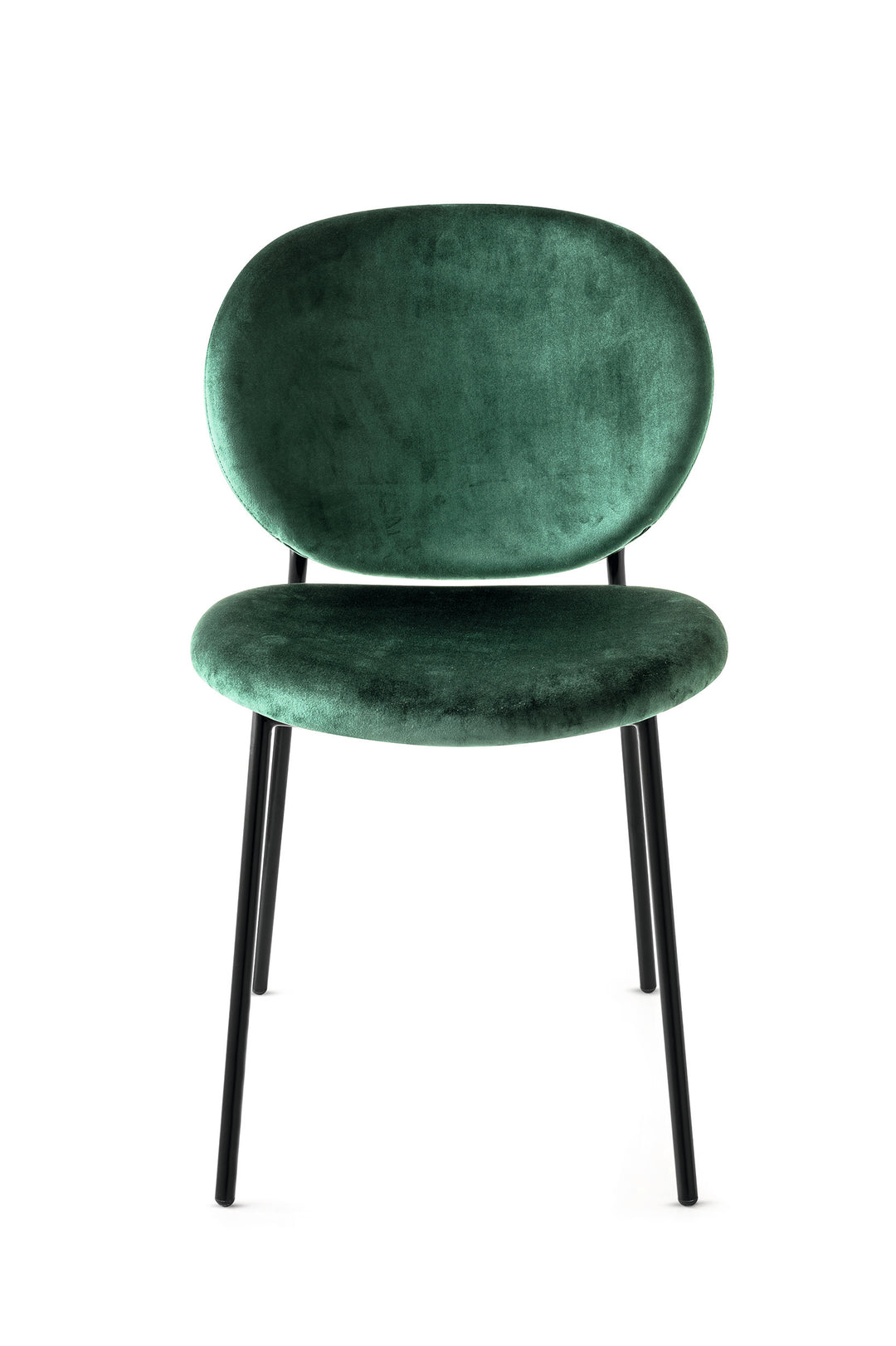 Inès Chair Matt Black Forest Green  Calligaris   