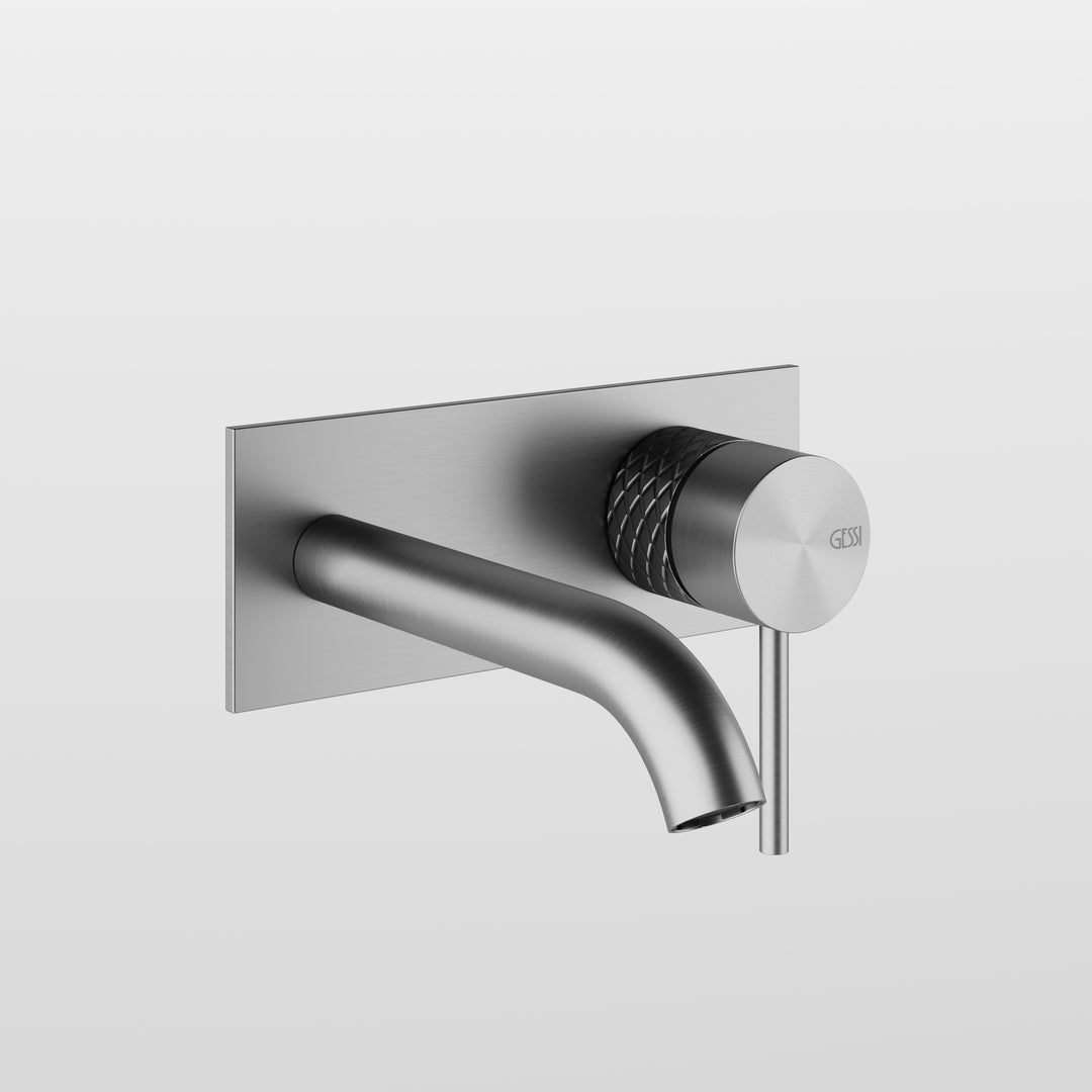 Intreccio Basin Mixer - 54184 Bathroom Accessories GESSI Steel Brushed  
