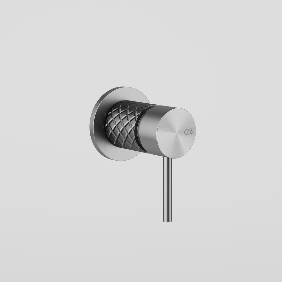 Intreccio One Way Diverter Mixer - 54119 Bathroom Accessories GESSI Steel Brushed  