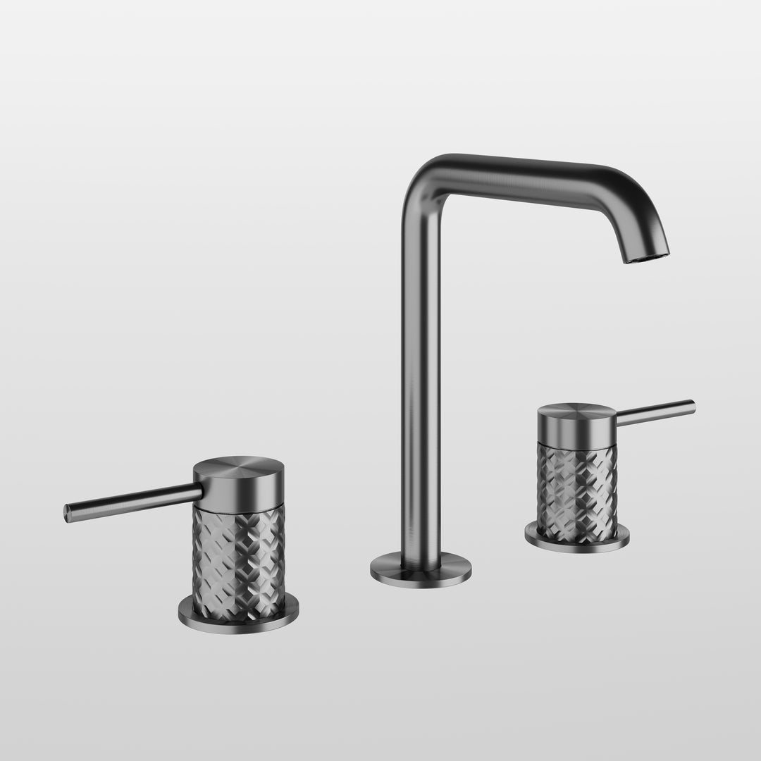 Intreccio Three Holes Mixer - 54112 Bathroom Accessories GESSI Steel Brushed  
