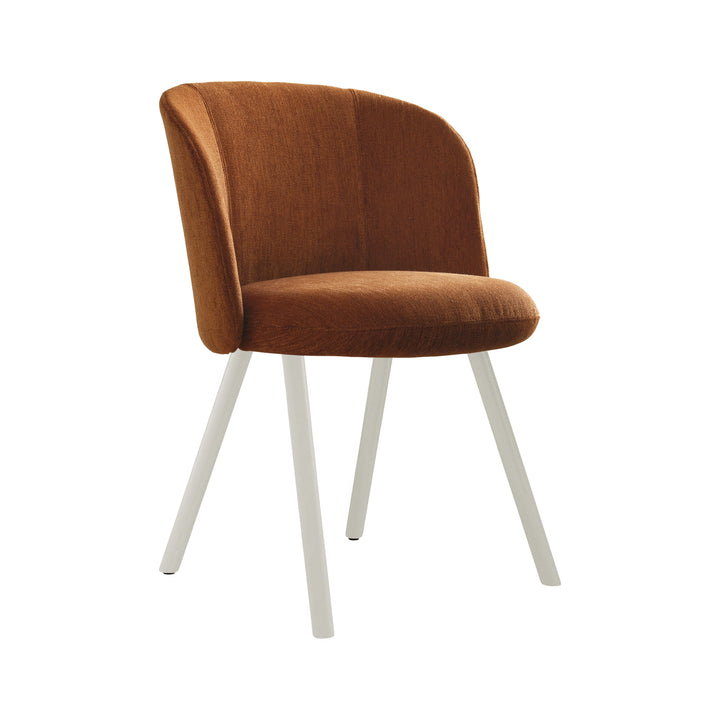 Mikado Dining Chair Chairs Vitra Iroko 2 Cognac Chalk Powder Coated