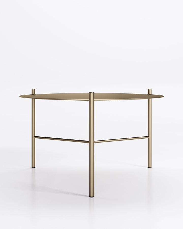 Jack Coffee Table Bronze Medium Metal Top Medium Coffee Table Eforma   