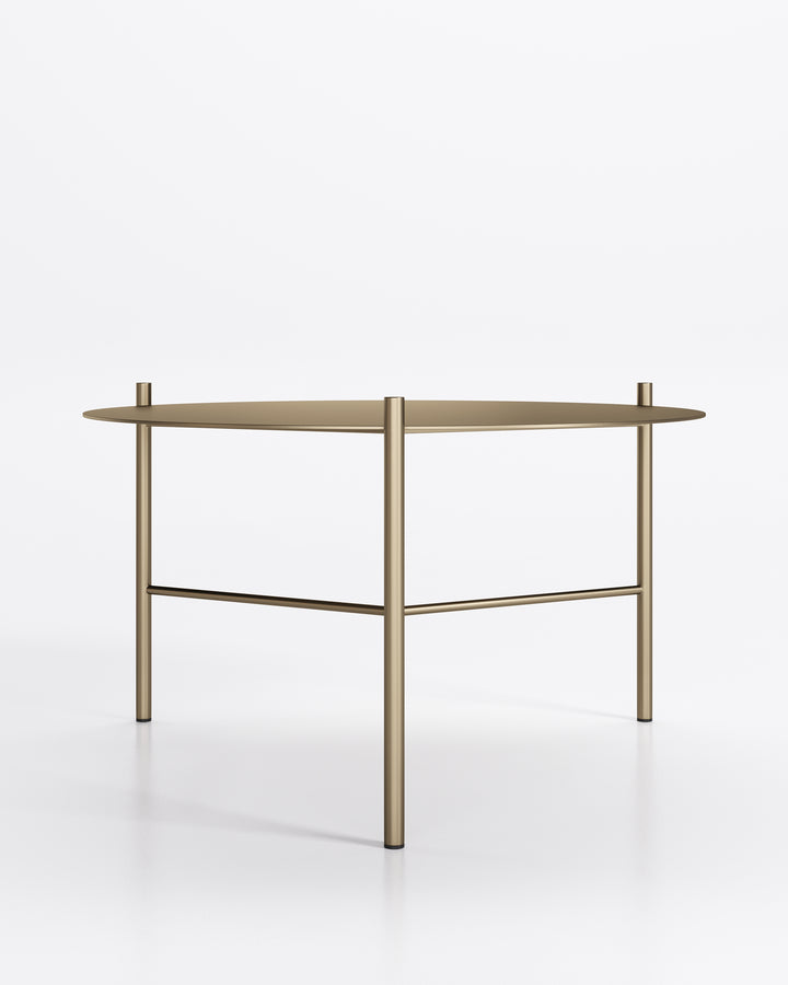 Jack Coffee Table Bronze Small Metal Top Small Coffee Table Eforma   