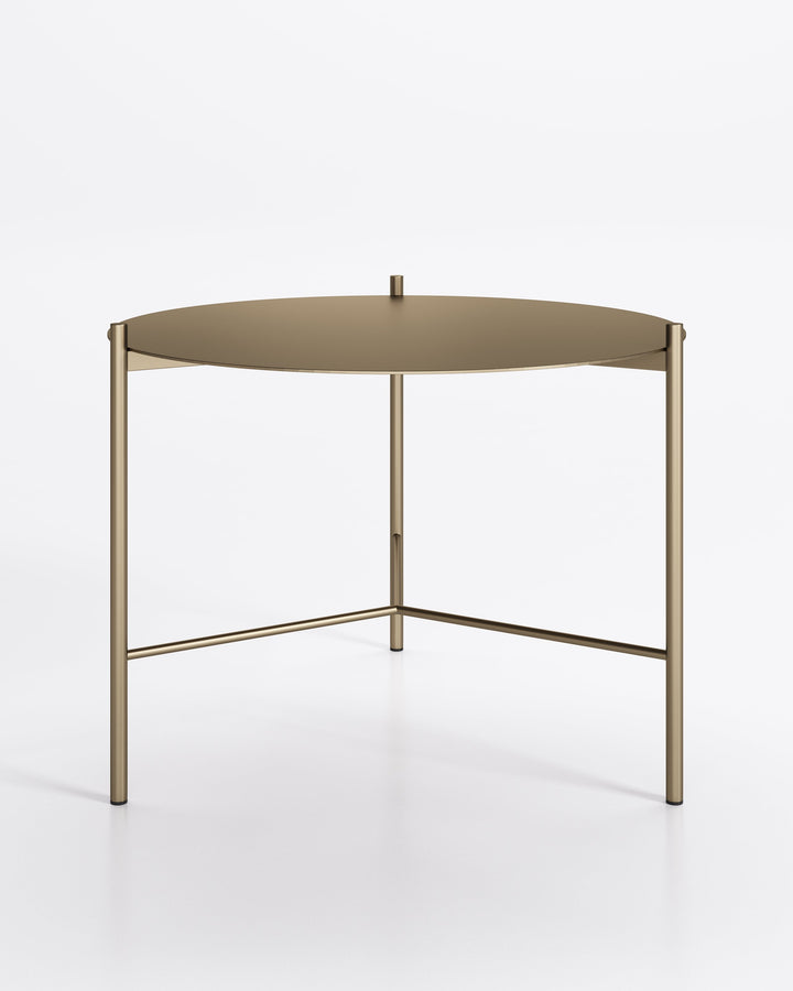 Jack Coffee Table Bronze Large Metal Top High Coffee Table Eforma   