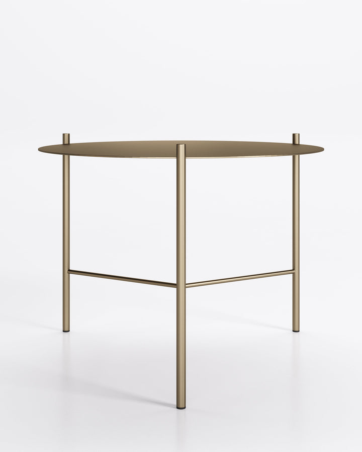 Jack Coffee Table Bronze Large Metal Top High Coffee Table Eforma   