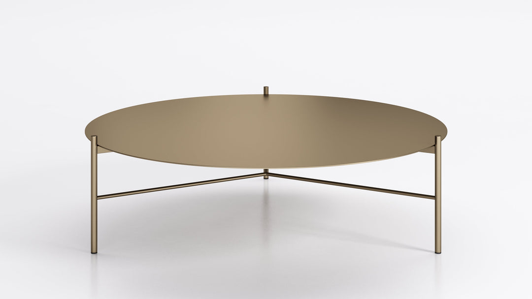 Jack Coffee Table Titanium Large Metal Top Low Coffee Table Eforma   