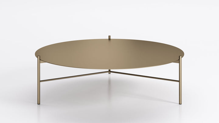 Jack Coffee Table Titanium Large Metal Top Low Coffee Table Eforma   