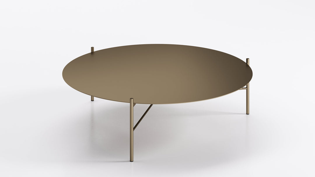 Jack Coffee Table Bronze Large Metal Top Low Coffee Table Eforma   