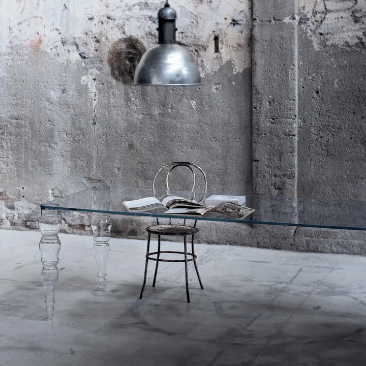 Post Modern Rectangular Dining Table Dining Table Glas Italia   