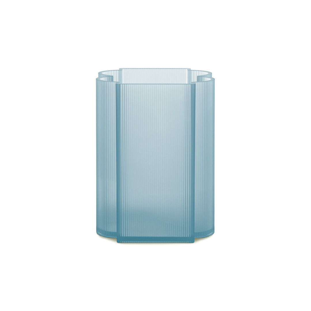Okra Outdoor Vase Vases Kartell Light Blue Low: 9.4 in height