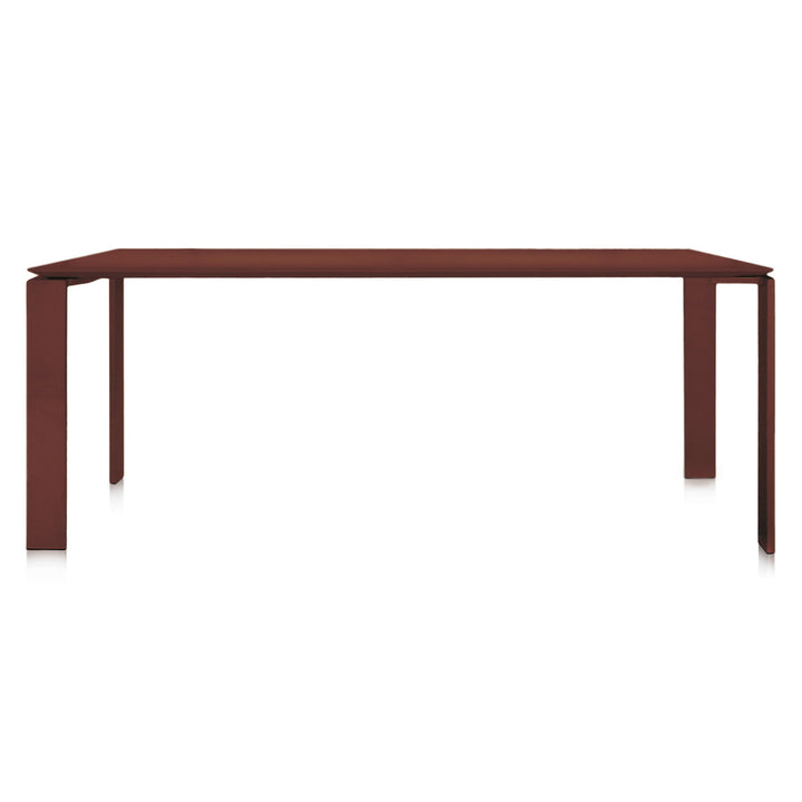 Four Soft Touch Dining Table Tables Kartell Burgundy