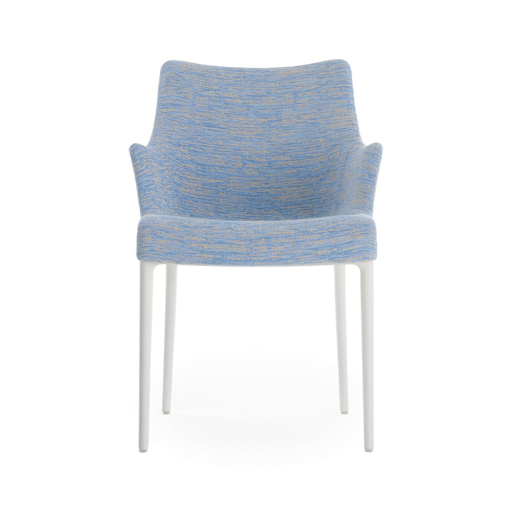 Eleganza Nia Dining Armchair Chairs Kartell Blue White