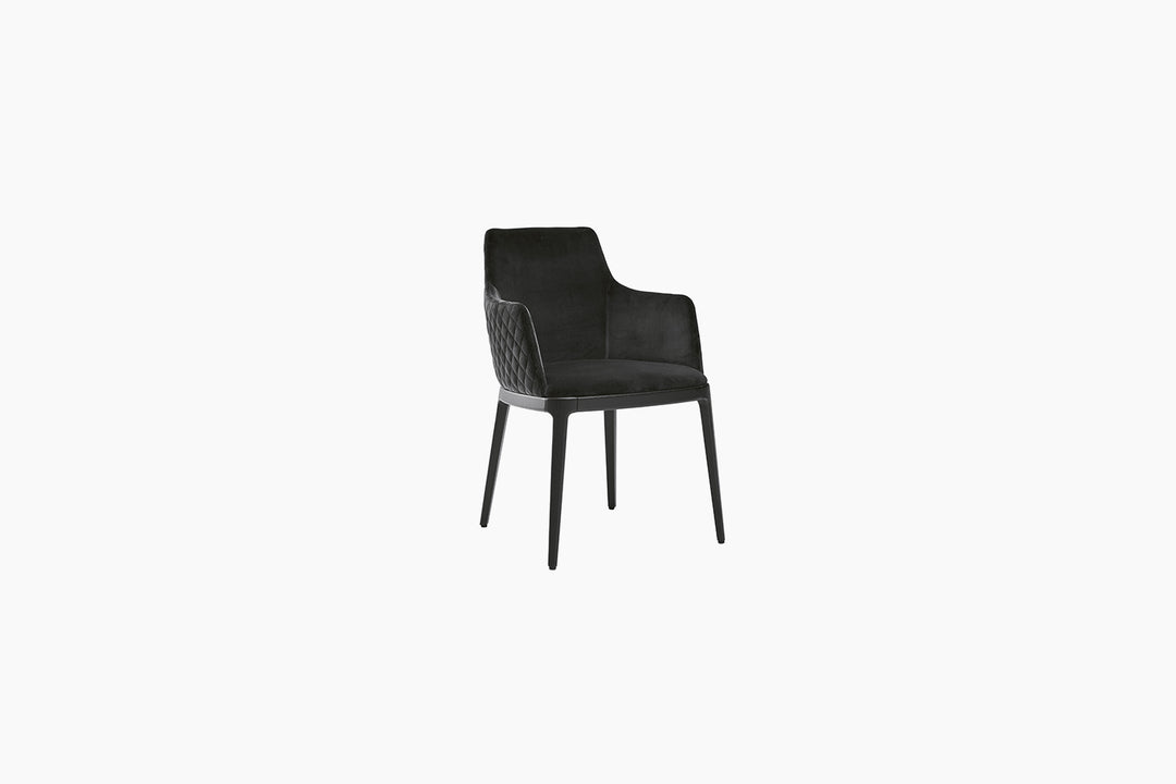 MAX DIAMOND WOOD BASE DINING CHAIR Dining Chair Eforma   
