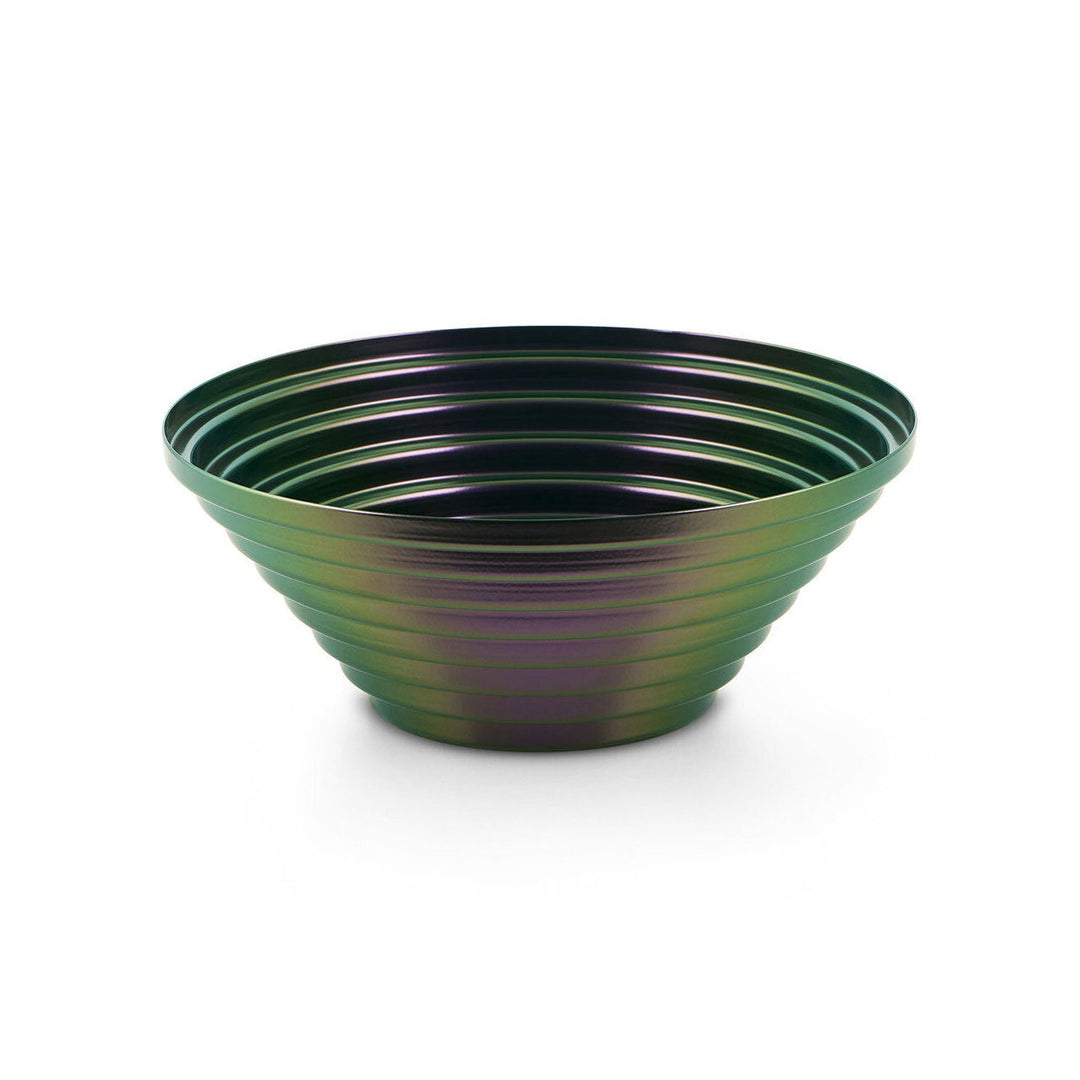 Maya Round Basket Decor Alessi Green Purple Large: 9.9 in diameter