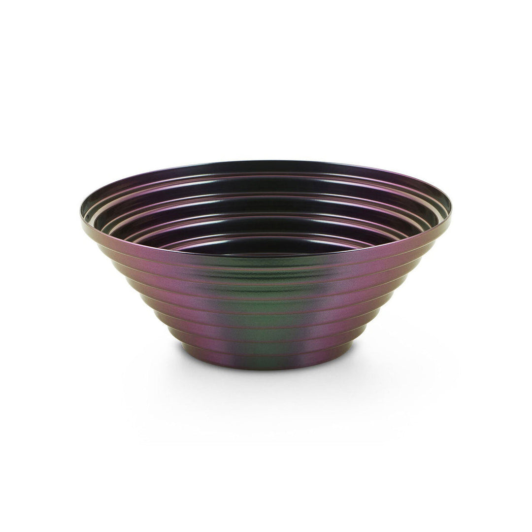 Maya Round Basket Decor Alessi Purple Green Large: 9.9 in diameter