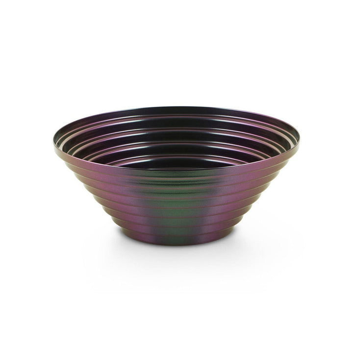 Maya Round Basket Decor Alessi Purple Green Large: 9.9 in diameter