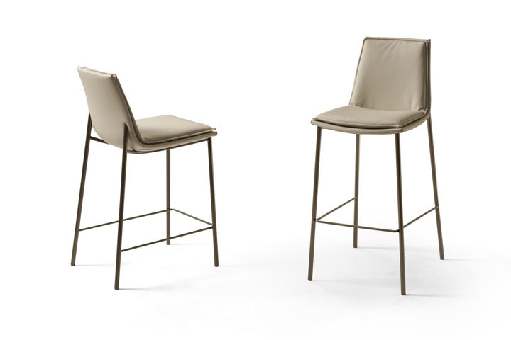 LARA STOOL 4 METAL LEGS CHAIR Chairs Eforma   