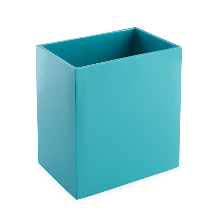 Lacquer Wastebasket Jonathan Adler Robin's Egg Blue