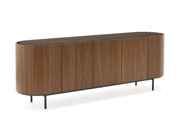 Lake 5-Door Sideboard Bronze Sideboards & Buffets Calligaris